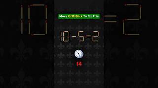 Matchstick Puzzle Solution! ✅ Did you solve it? 🔥 (Weekly Series - Ep. 14) #Shorts #Puzzle