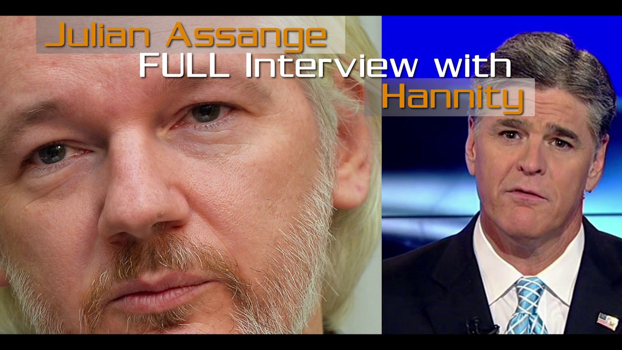 Full Interview Julian Assange with Hannity Not Russia GOV Breaking News December 15, 2016