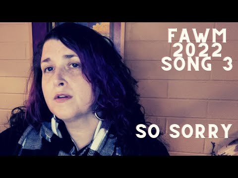 So Sorry [Briget Boyle FAWM 2022 - song 3]