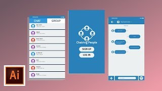 Tutorial How to Make a Simple UI/UX Chat Design PART 2