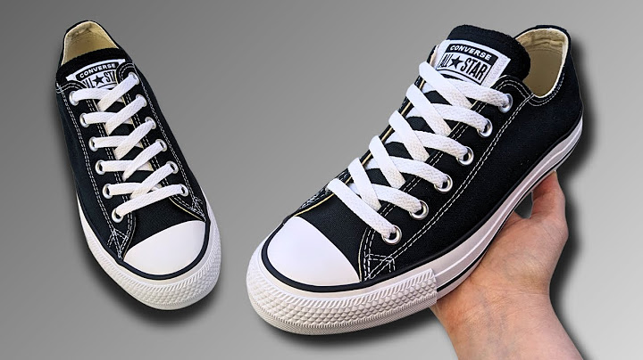 How to lace converse low tops without tying năm 2024