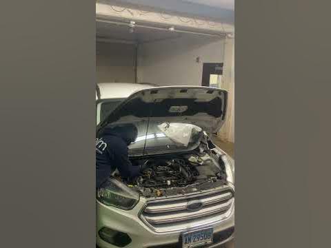 2018 ford escape code p1450 purge solenoid valve replacement - YouTube
