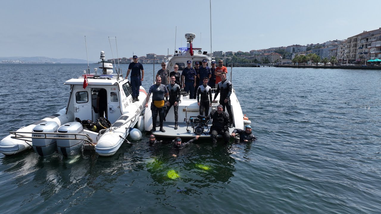 17 Ağustos'un yıldönümünde Gölcük Değirmendere'den sualtından canlı yayın yaptık.