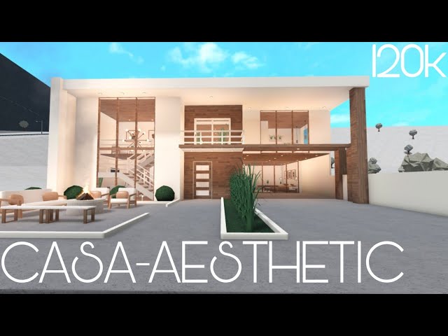 MINI CASA MODERNA *Speedbuild* BLOXBURG - ROBLOX 