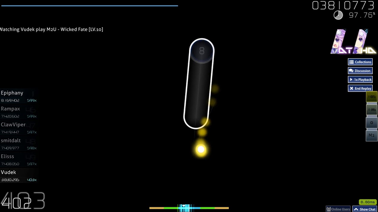 Vudek | M2U - Wicked Fate [LV.10] +HDDT