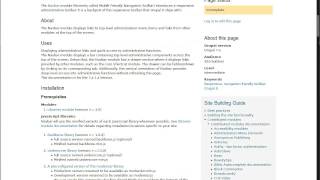 Supercharge Your D7 Admin Ui - Screencast 014 - Navbar Features