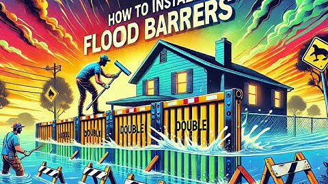 Double Flood Barrier Installation: Step-by-Step Guide to Drilling & Securing Extension Poles