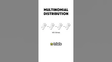 multinomial distribution #maths #statistics #mathematics #datascience