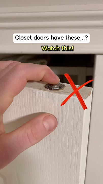 Fix your Dumpy Closet Doors…! 🙌