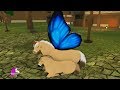 My new family  roblox horse world online game play