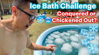 ❄️Extreme Ice Bath Challenge | Growing Mental Endurance😶‍🌫️ & Body Strength?!🥶😤