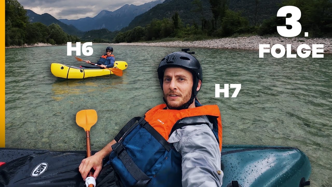 Finale auf der Soca 🏔️ | Packraft Slowenien mit Manhunt H6 Willy & H7 Julius (Teil 3)