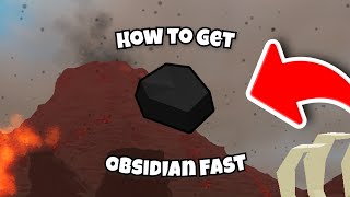 How To Get OBSIDIAN FAST | Roblox The Survival Game