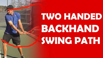 Two-Handed Backhand Swing Path | SWING PATHS