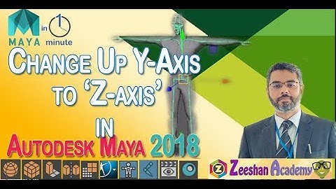 How to Change Up-Axis from Y to Z in Maya | Switch Up Y-Axis when importing Objects in Maya Tip-20