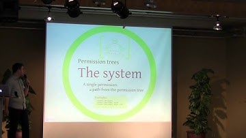 Drupalcamp Göteborg 2012 - Hierarchical permissions for Drupal 8