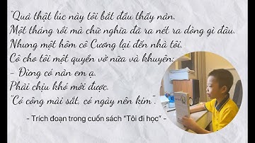 Giới thiệu cuốn sách Tôi đi học - Tác giả: Nhà giáo Ưu tú Nguyễn Ngọc Ký