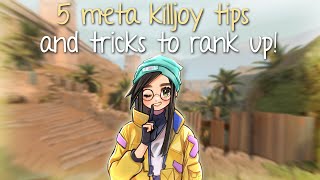 5 META Killjoy Tips & Tricks To HARD CARRY - Valorant