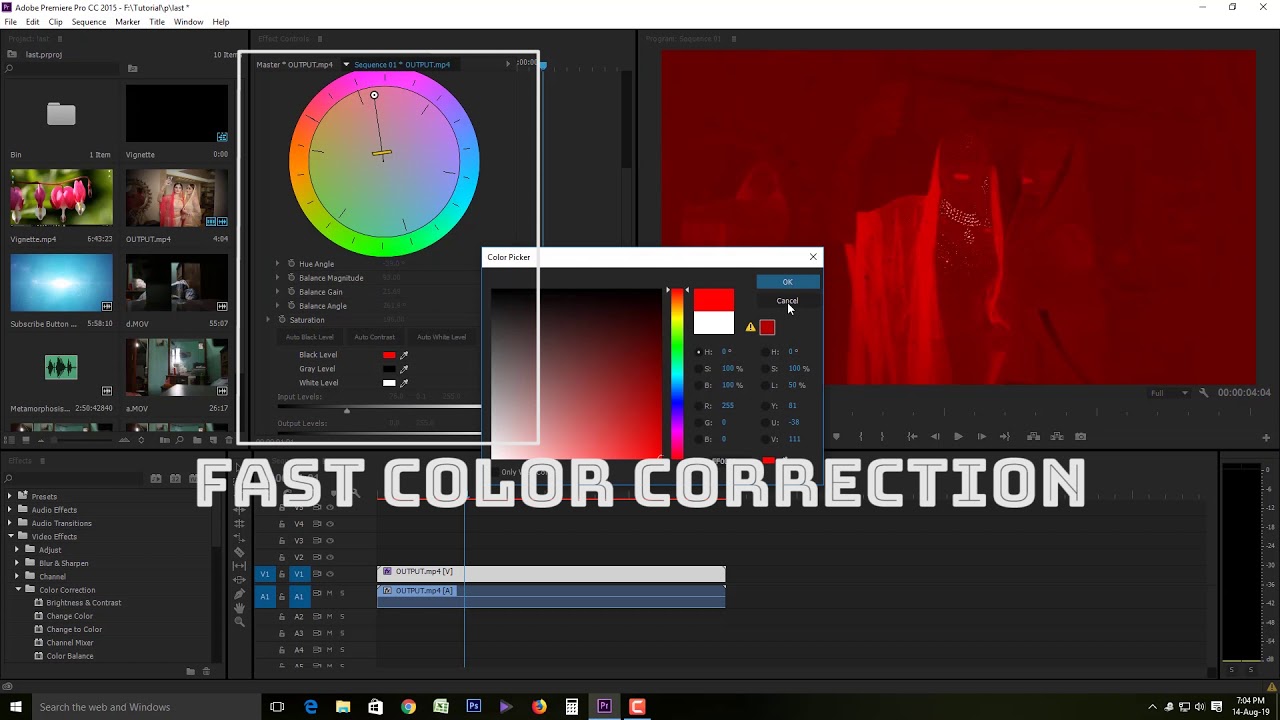 How to Color Correct in Adobe Premiere Pro CC // 2020 Tutorial ...