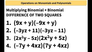 Multiplying Binomials (Part 2) | Algebra | College Entrance Test Review