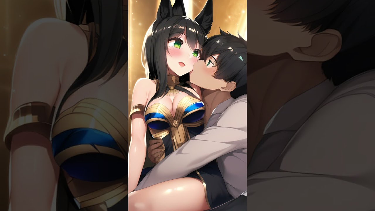 TG TF Boy became ANUBIS GIRL #aiart #furry #boytogirl #m2f #genderbending #mtf #tgtf #transformation