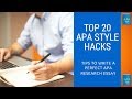 How to write a college essay apa style - General Format // Purdue Writing Lab The American