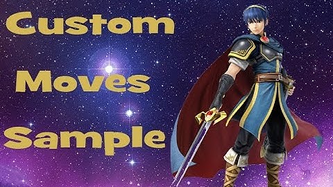 Marth Custom Moves Sample