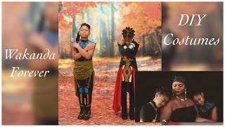 DIY Halloween Costumes | Black Panther | Nakia | Shuri