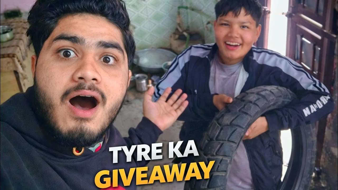 Atul ne Kiya Tyre ka Giveway 😱 | Kaisa Tyre🤔