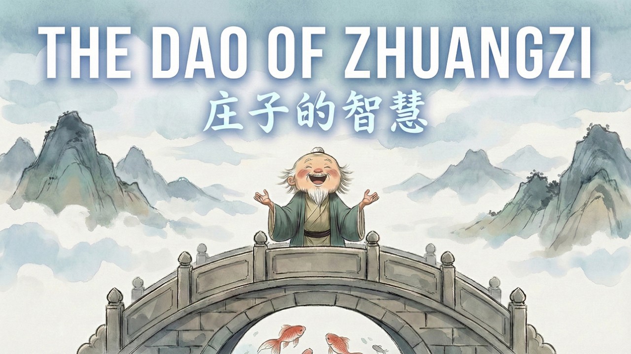 История на китайском HSK 3+｜Мудрость Чжуан-цзы «Счастье рыб»｜Pinyin + Subtitles
