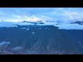 4K 100% Royalty-Free Stock Footage | Snow Mountain by Clouds &amp; Mist Aerial View | No Copyright Video