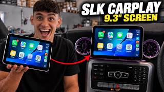 How To Fit Mercedes SLK CarPlay Screen | 9.3” Android Touchscreen