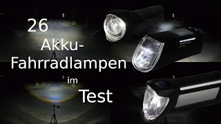 Großer Test von StVZO Akku-Fahrradbeleuchtung