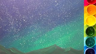 КАК нарисовать ЗВЕЗДНОЕ НЕБО гуашью(Урок по рисованию звездного неба гуашью. Показываю и рассказываю. Материалы, которые нужны для рисования:..., 2015-10-03T12:56:44.000Z)
