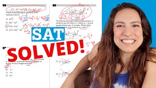 SAT Math Practice Test 1: Step-by-Step Solutions!