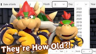 Bowser and Bowser Jr's "Ages" Don't Make Sense! Details