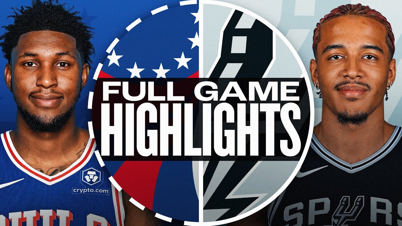 76ERS at SPURS | FULL GAME HIGHLIGHTS | March 21, 2025