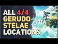 All 4 Gerudo Stelae Locations Legend of Zelda Tears of the Kingdom