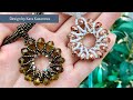 Queen Victoria pendant tutorial | Spiral Stitch | Beaded Necklace | Project "Long Necklace"