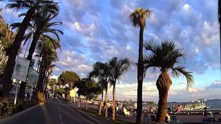 Cannes beach promenade
