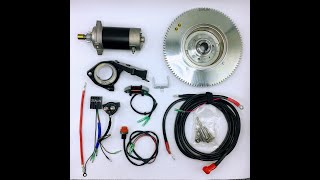 ELECTRIC START CONVERSION FOR YAMAHA 2T 25 30HP