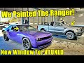 Rebuilding a wrecked 2023 ford ranger part 3 painting  assembly