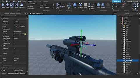 [2.0.1] How to add attachments in ACS gun kit Roblox Studio