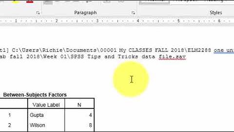 Exporting an SPSS output file (.spv) into a MS Word document (.docx)