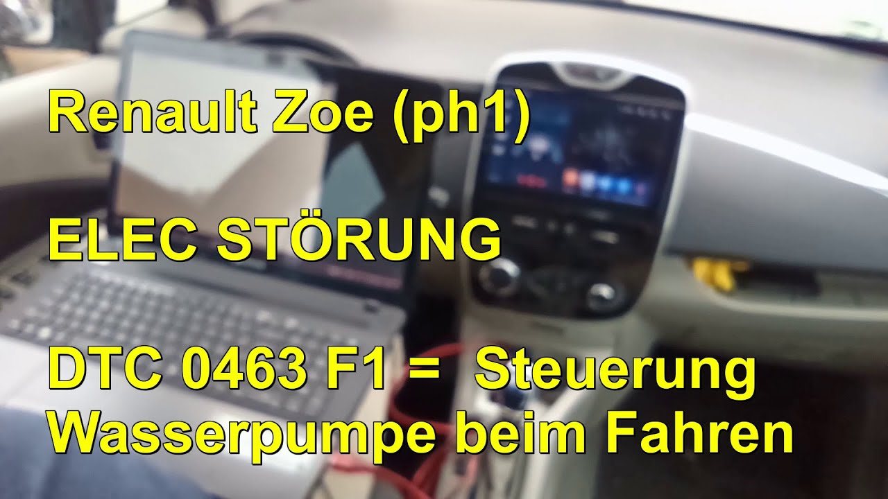 𝗥𝗲𝗻𝗮𝘂𝗹𝘁 𝗭𝗼𝗲: ELEC Fehler DTC0463F1 Wasserpumpe und DTC080C96 (HU verweigert!)