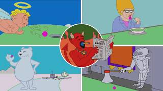 The Wacky World of Miniature Golf (Philips CD-i) All Fails & Deaths Animations