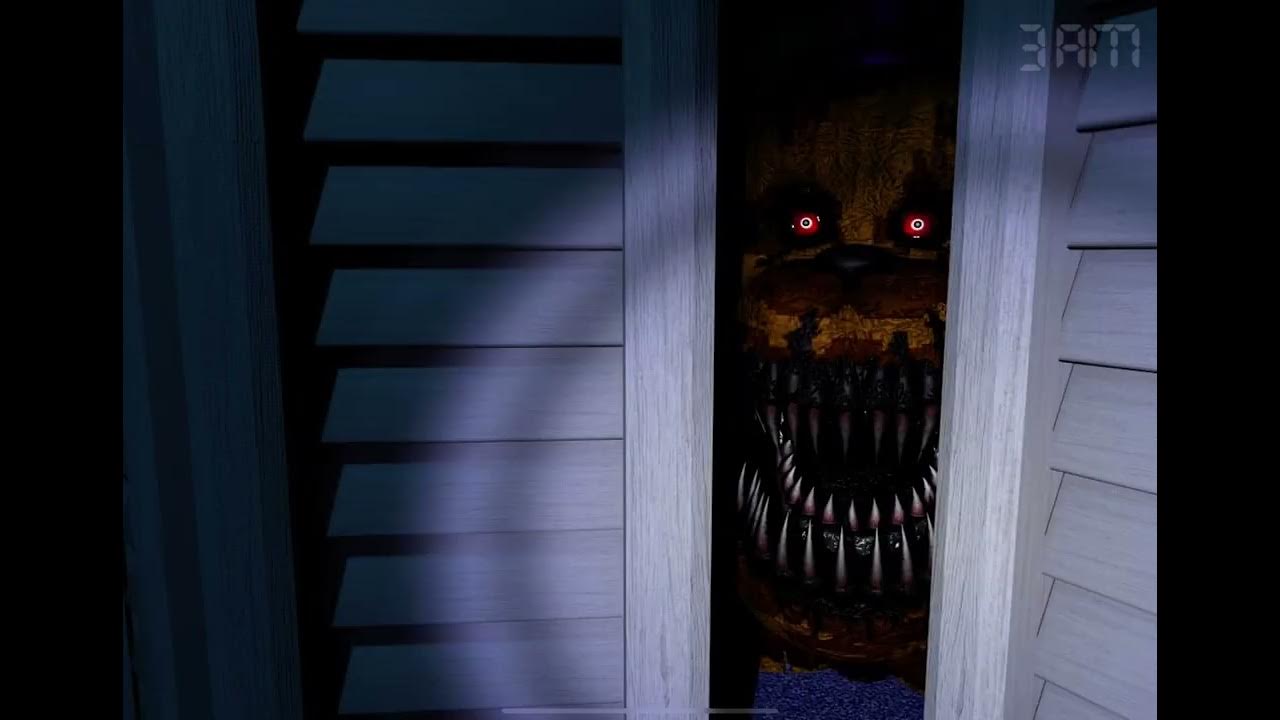 Beating night 5 in FNaF 4! (Mobile) YouTube