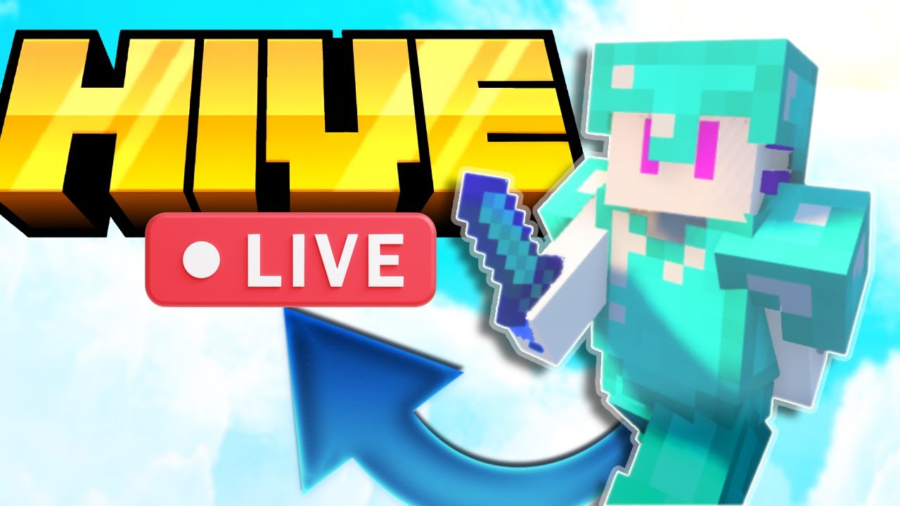 HIVE LIVE with VIEWERS!! | Anyone can JOIN :D | Minecraft Bedrock - YouTube