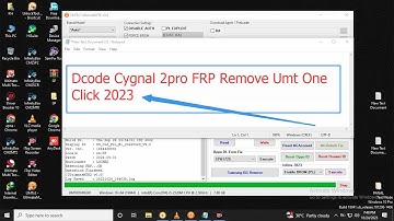 Dcode Cygnal 2pro FRP Remove UMT Mtk2 One Click
