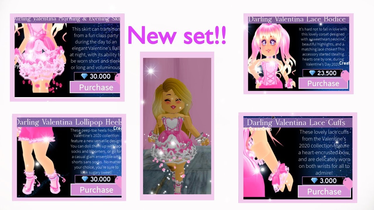 I Bought The New Valentiens Day Set Royale High Youtube